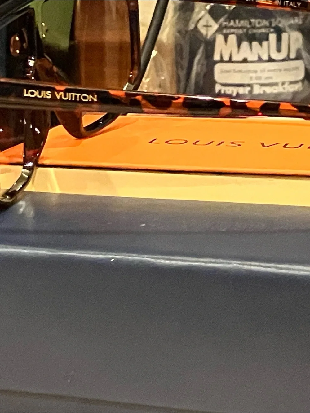 Louis Vuitton Shield Sunglasses in Tortoiseshell and Brown
